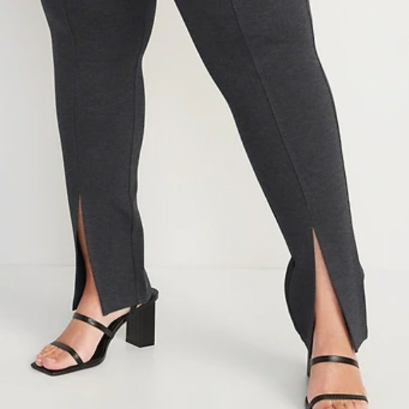 Extra High-Waisted Stevie Skinny Split-Hem Pants - Picture 5 of 8